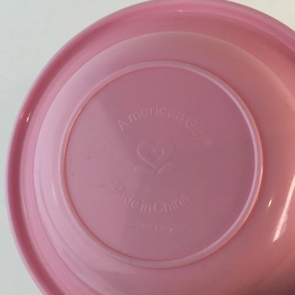 American‎ Girl Bitty Baby Doll Divided Bowl 4.5